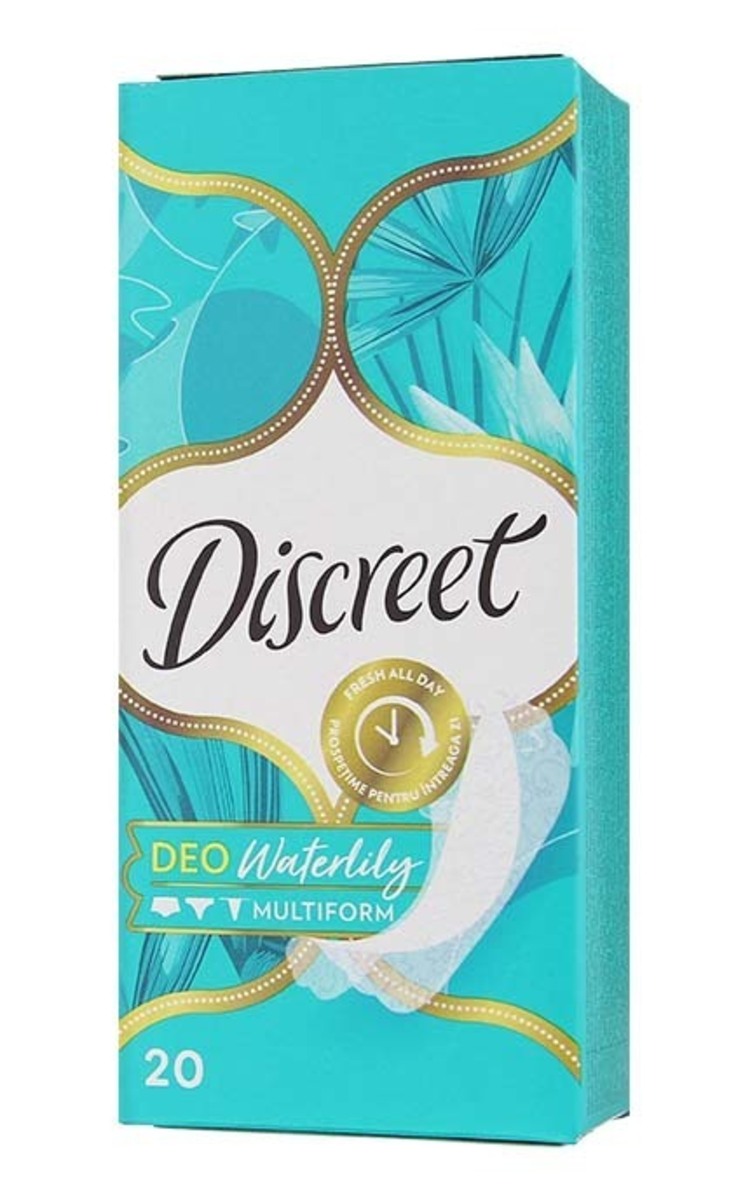 DISCREET DISCREET Waterlily ежедневные прокладки, 20шт. 20 шт