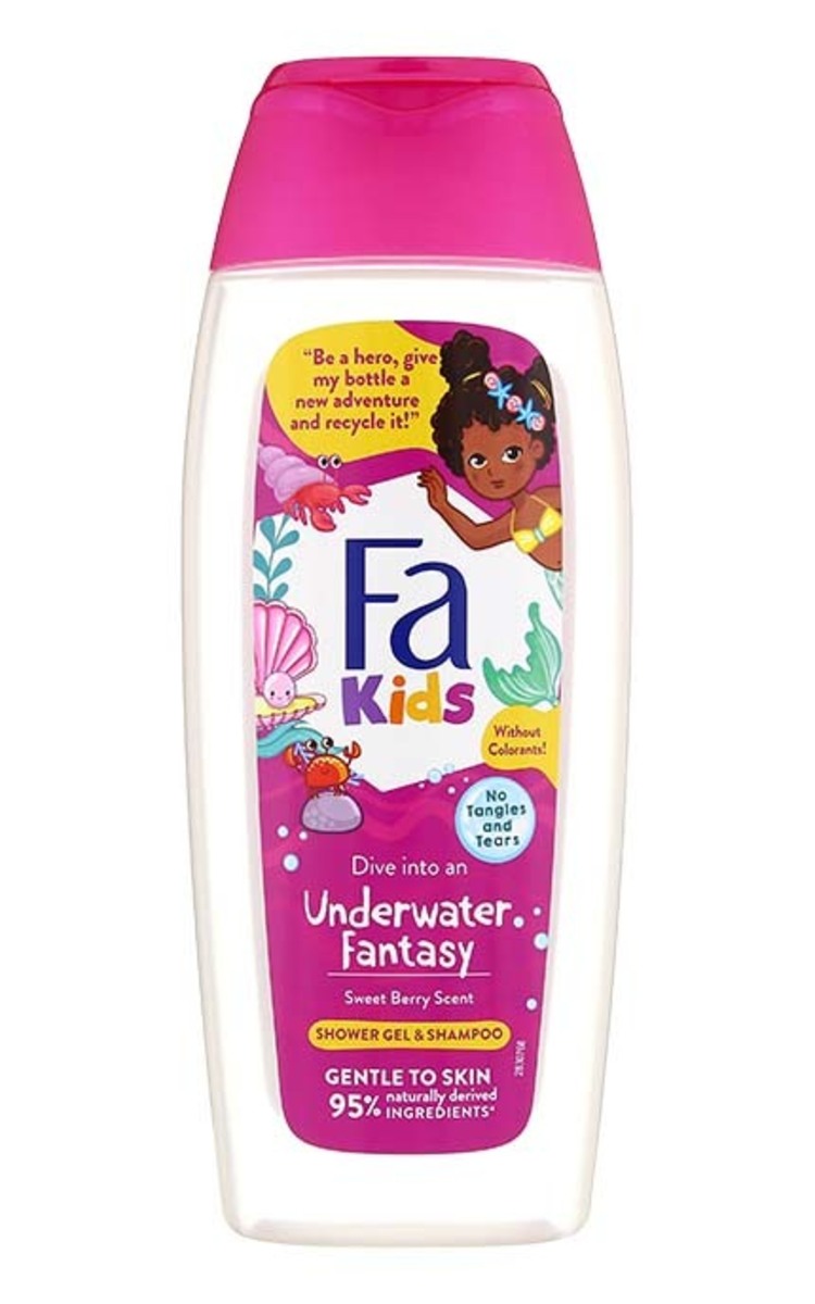 FA FA KIDS Underwater Fantasy детский гель для душа, 400мл 400 мл