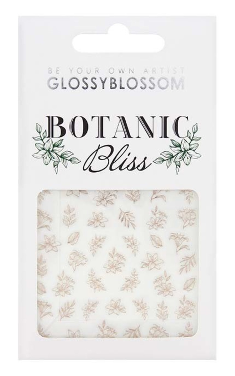 GLOSSY BLOSSOM Botanic 0307 наклейки для ногтей 1 шт