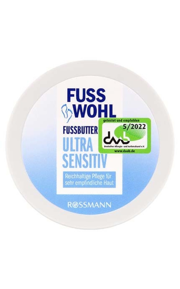 FUSS WOHL FUSSWOHL Ultra Sensitiv sviests kājām, 100ml 100 ml