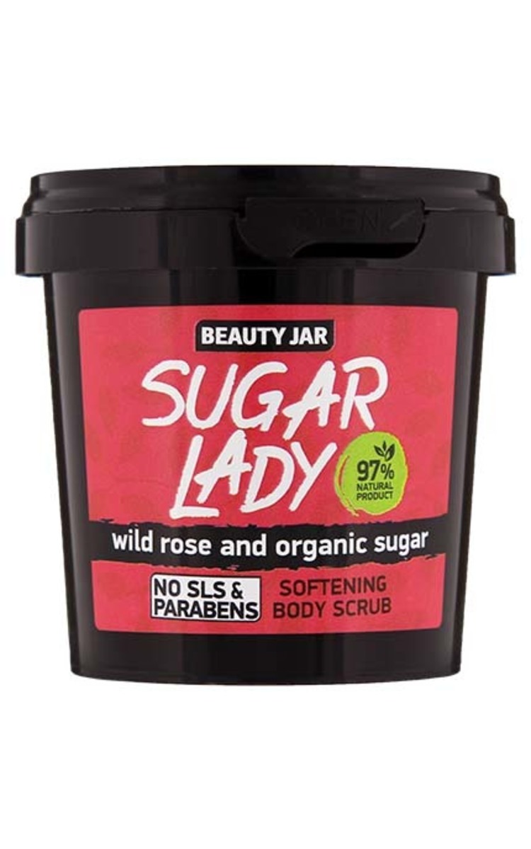 BEAUTY JAR BEAUTY JAR Sugar Lady смягчающий сахарный скраб для тела, 180г 180 г