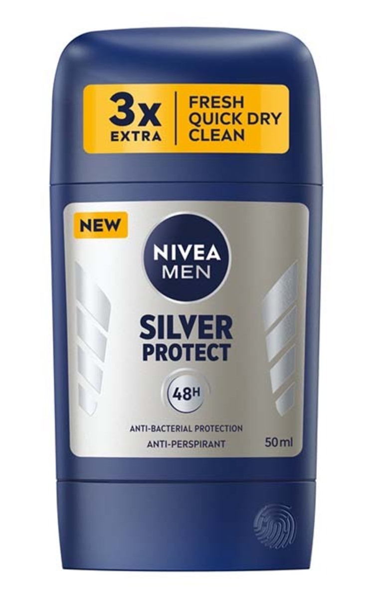 NIVEA MEN NIVEA MEN Silver Protect 48H антиперспирант-карандаш, 50мл 50 мл