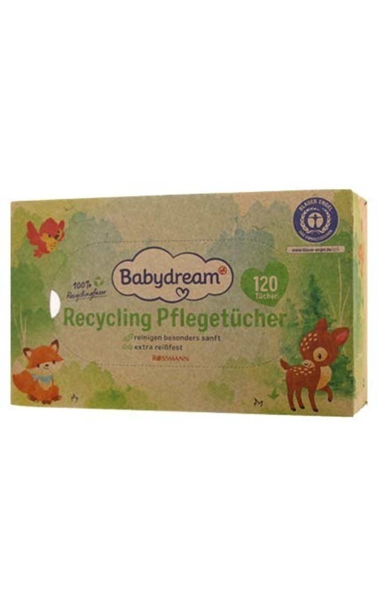 BABY DREAM BABYDREAM Recycling salvetes, 120gab. 120 gab.