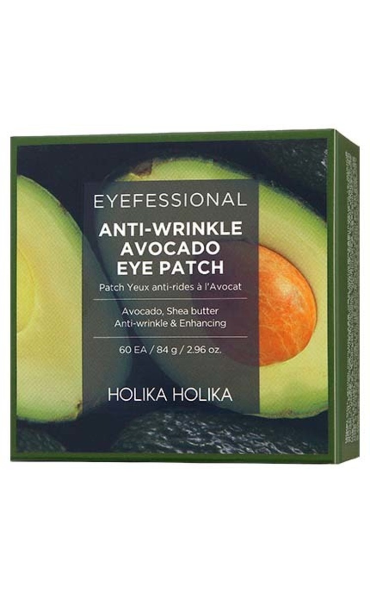 HOLIKA HOLIKA HOLIKA HOLIKA Eyefessional Anti-Wrinkle Avocado гидрогелевые патчи для кожи вокруг глаз, 60шт 60 шт