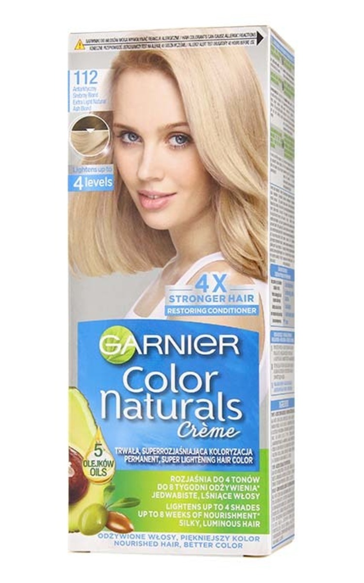 GARNIER COLOR NATURALS GARNIER COLOR NATURALS Matu krāsa, 112 Extra Light Natural Ash Blond 1 gab.