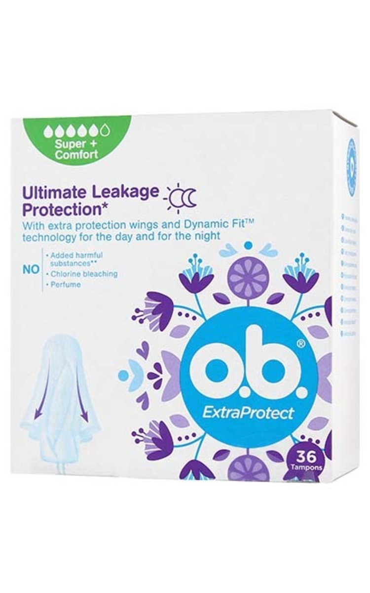 O.B. O.B. Extra Protect Super+ Comfort tamponi, 36gab. 36 gab.