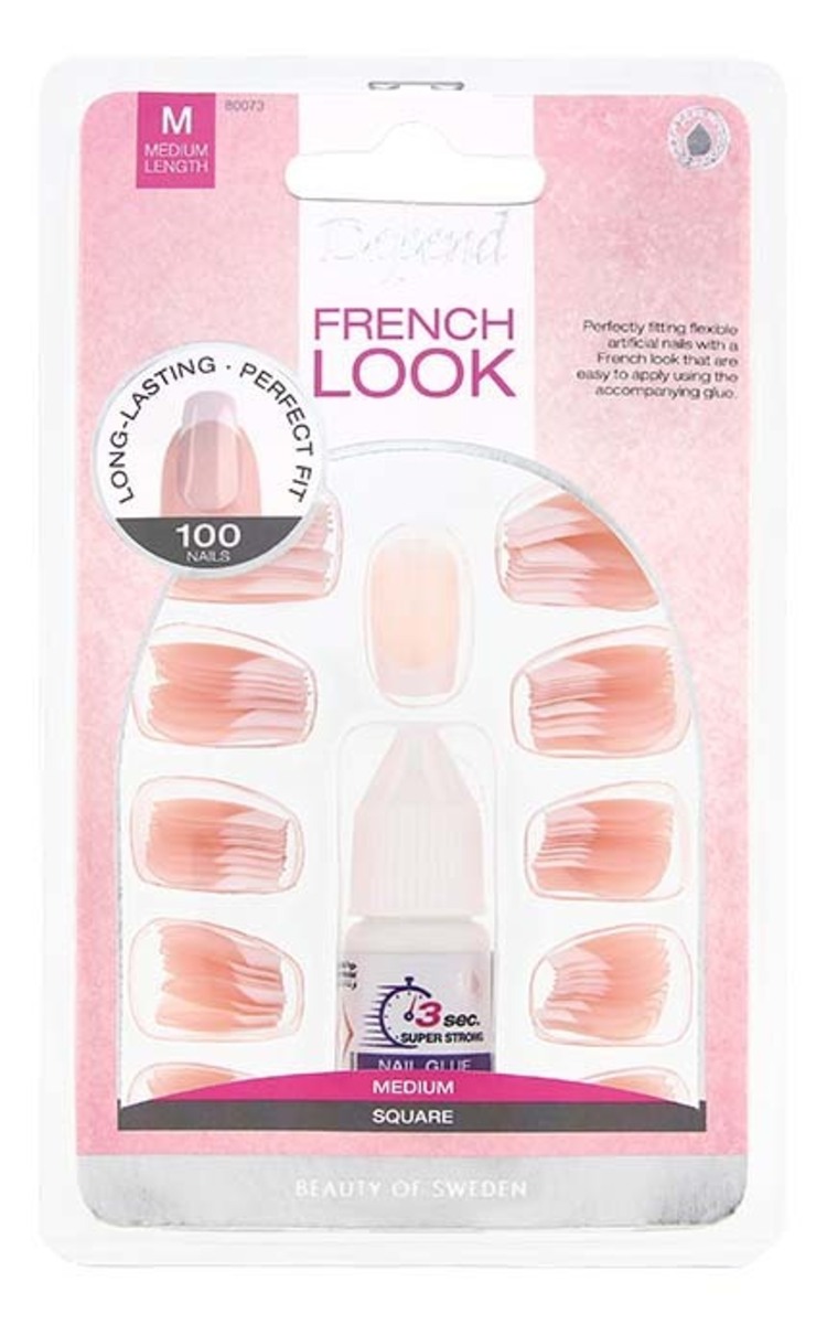 DEPEND DEPEND French Look M Square комплект накладных ногтей, 100шт. 1 шт