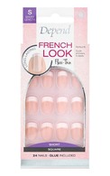 DEPEND French Look S Square комплект накладных ногтей, 24шт.