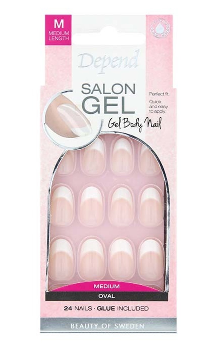 DEPEND DEPEND Salon Gel M Oval комплект накладных ногтей, 24шт. 1 шт