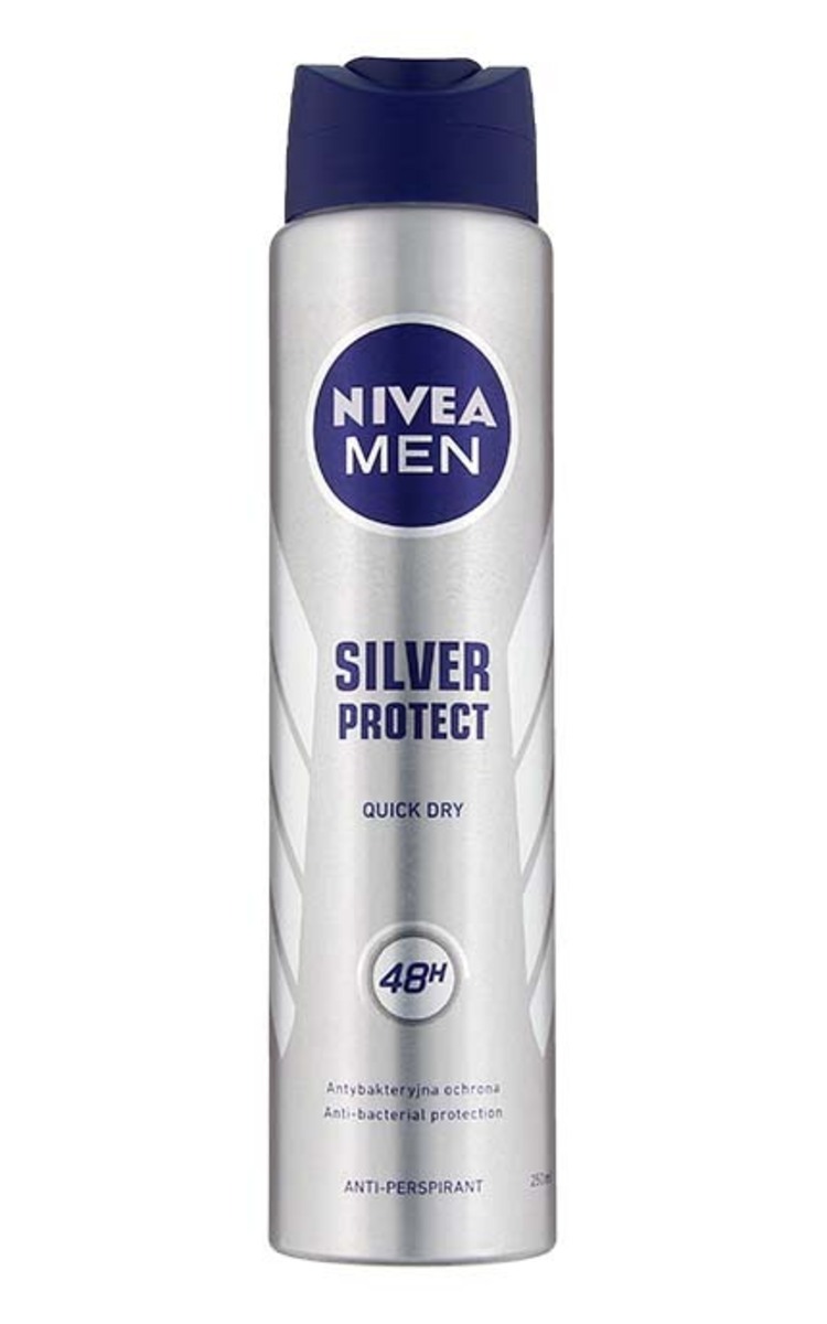 NIVEA MEN NIVEA MEN Silver Protect 48H распыляемый антиперспирант, 250мл 250 мл