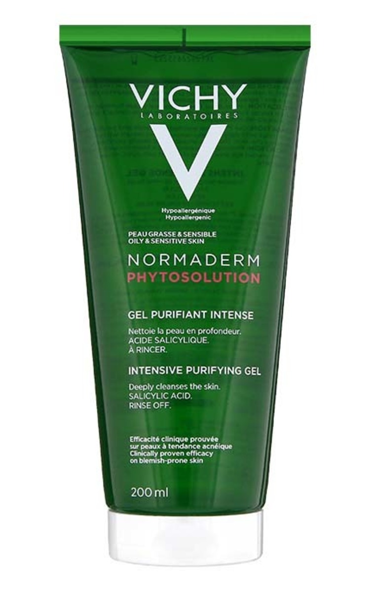 VICHY VICHY Normaderm Phytosolution attīrošs gels problemātiskai sejas ādai, 200ml 200 ml