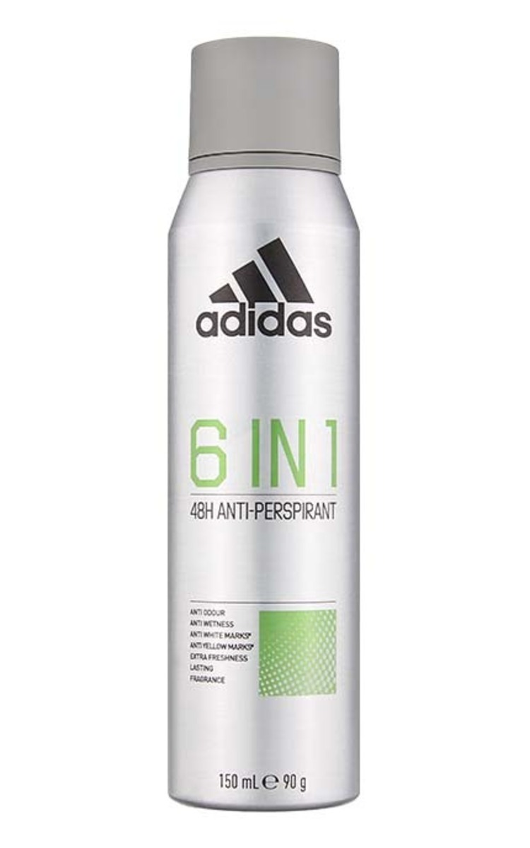 ADIDAS MEN ADIDAS MEN 6in1 48H распыляемый антиперспирант, 150мл 150 мл