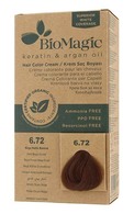 BIOMAGIC Стойкая краска для волос, 6.72 Dark Beige Blonde