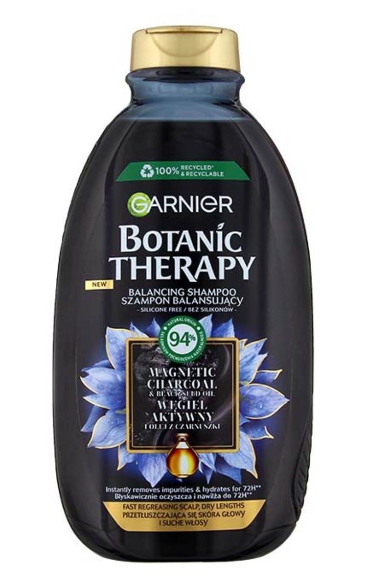 GARNIER BOTANIC THERAPY BOTANIC THERAPY Magnetic Charcoal & Black Seed Oil шампунь для волос, 400мл 400 мл