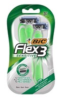 BIC Flex3 Sensitive мужские бритвы, 3шт.