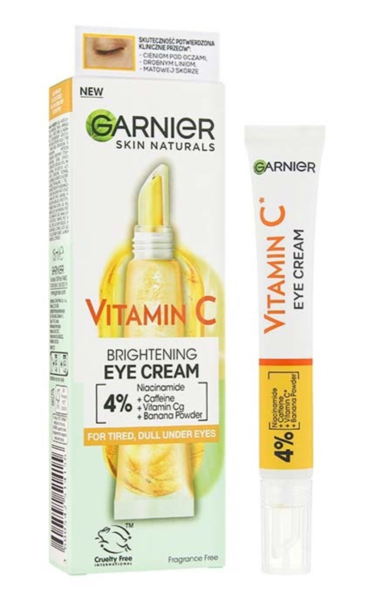 GARNIER GARNIER Skin Naturals Vitamin C осветляющий крем для глаз, 15мл 15 мл