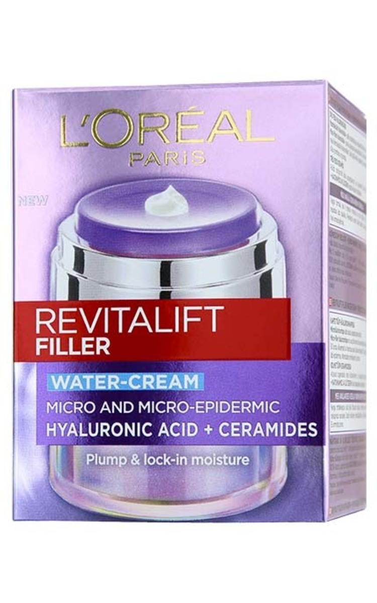 L`OREAL L`OREAL Revitalift Filler Water-Cream укрепляющий крем для лица, 50мл 50 мл