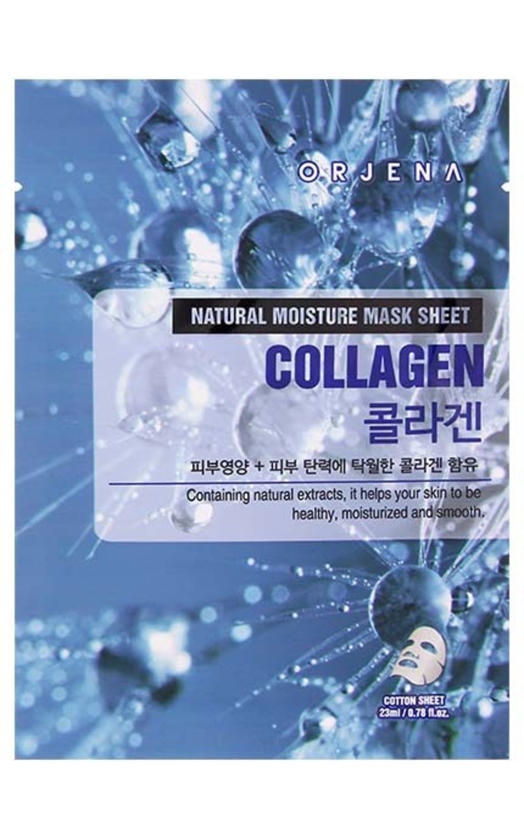 ORJENA ORJENA Natural Moisture Collagen auduma maska sejai, 23ml 1 gab.