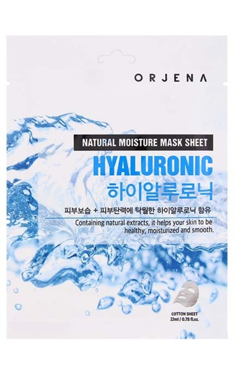 ORJENA ORJENA Natural Moisture Hyaluronic auduma maska sejai, 23ml 1 gab.