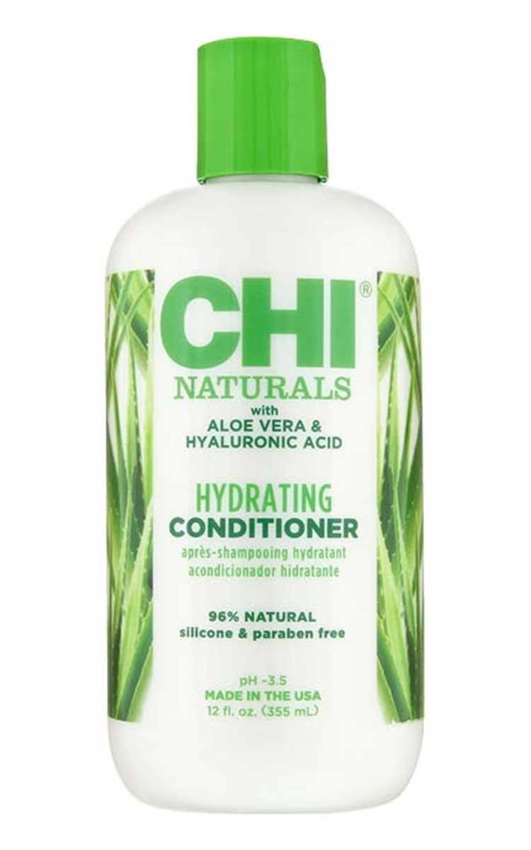 CHI LUXURY CHI NATURALS Aloe Vera & Hyaluronic Acid увлажняющий кондиционер для волос, 355мл 355 мл