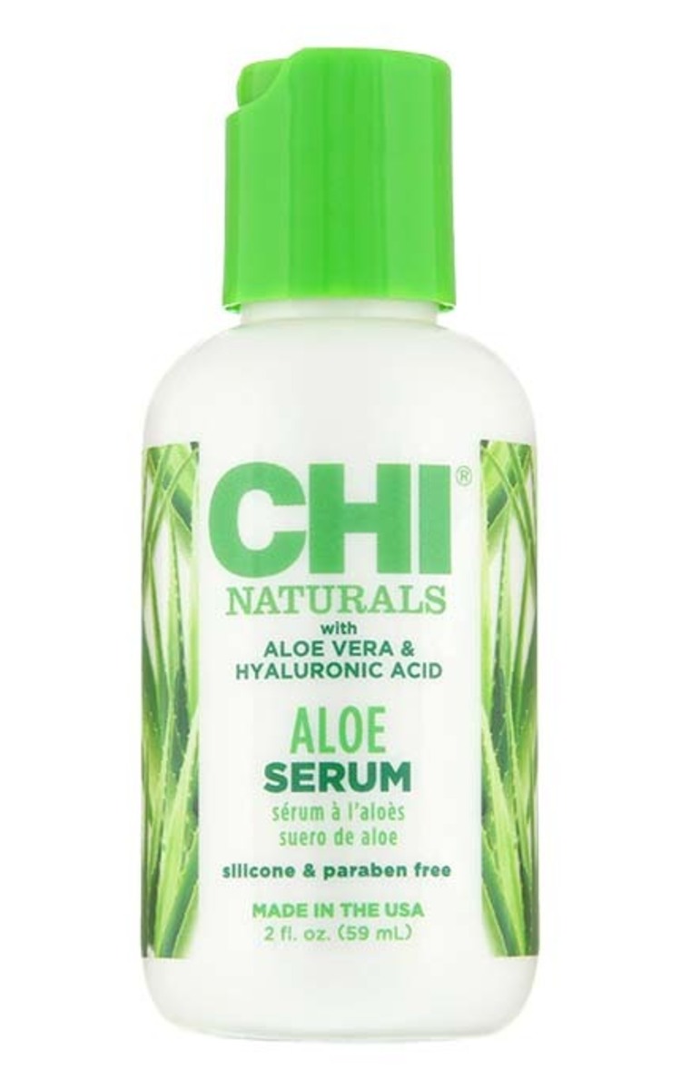 CHI LUXURY CHI NATURALS Aloe Vera & Hyaluronic Acid увлажняющая и питательная сыворотка для волос, 59мл 59 мл