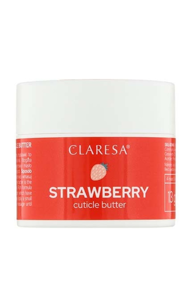 CLARESA CLARESA Strawberry sviests kutikulu kopšanai ar zemeņu aromātu, 13g 1 gab.