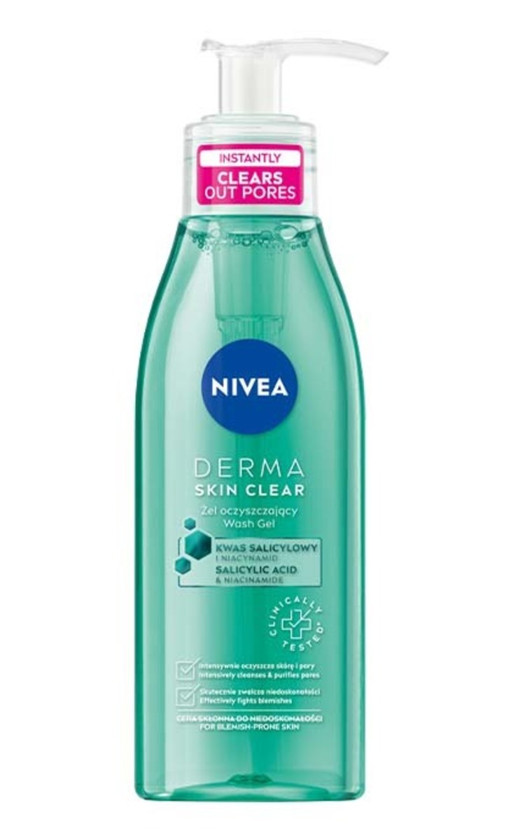 NIVEA VISAGE NIVEA Derma Skin Clear гель для умывания для проблемной кожи, 150мл 150 мл