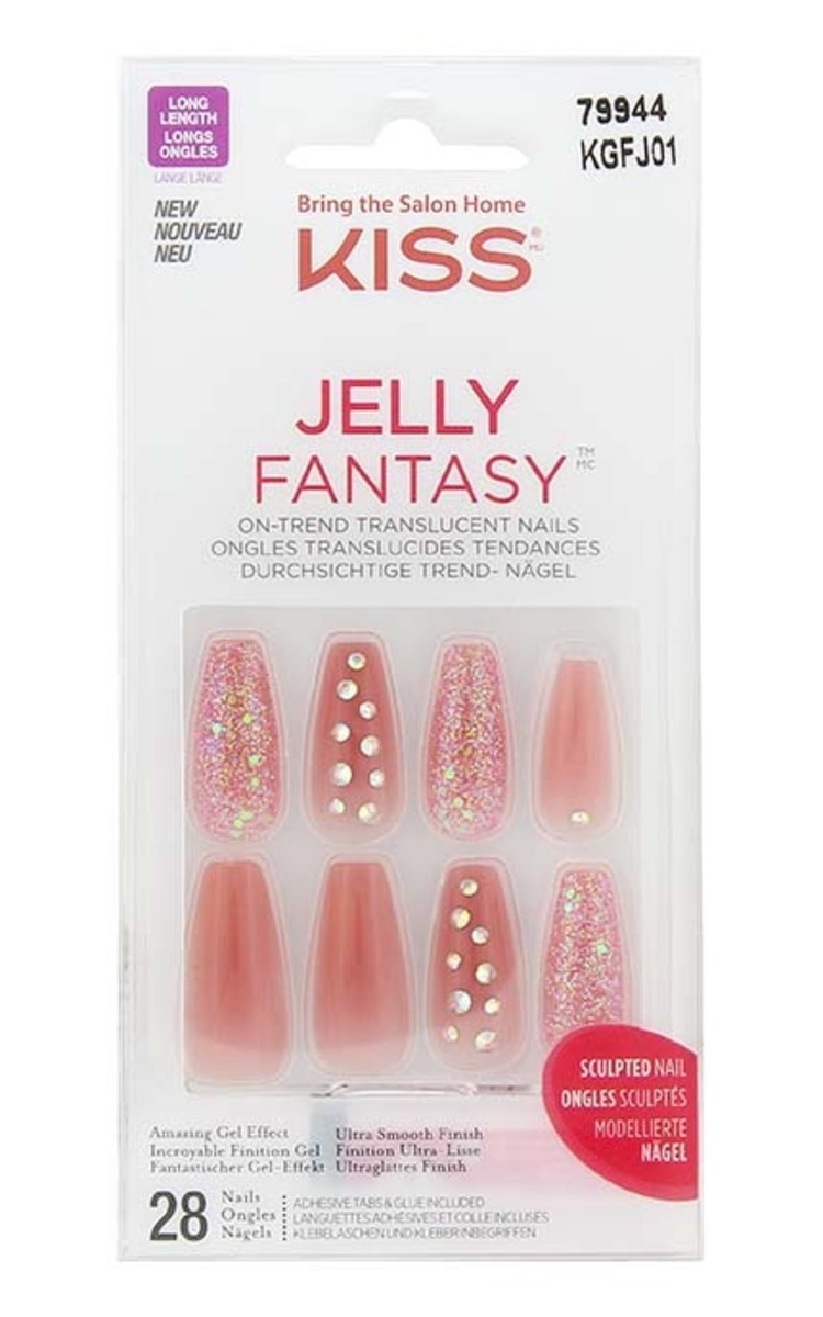 KISS KISS Gel Fantasy комплект накладных гелевых ногтей 1 шт