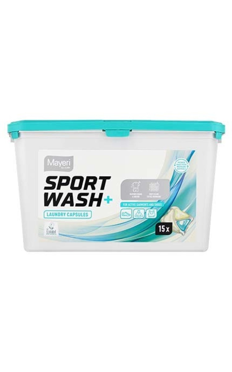 MAYERI MAYERI All-Care Sport Wash+ капсулы для стирки спортивной одежды, 15шт 15 шт