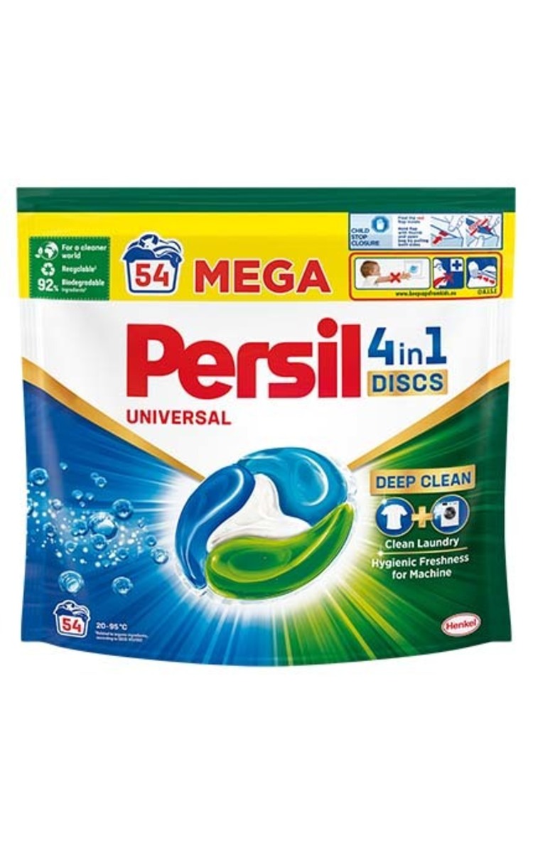 PERSIL PERSIL Universal Discs 4in1 капсулы для стирки белья, 54шт. 54 шт