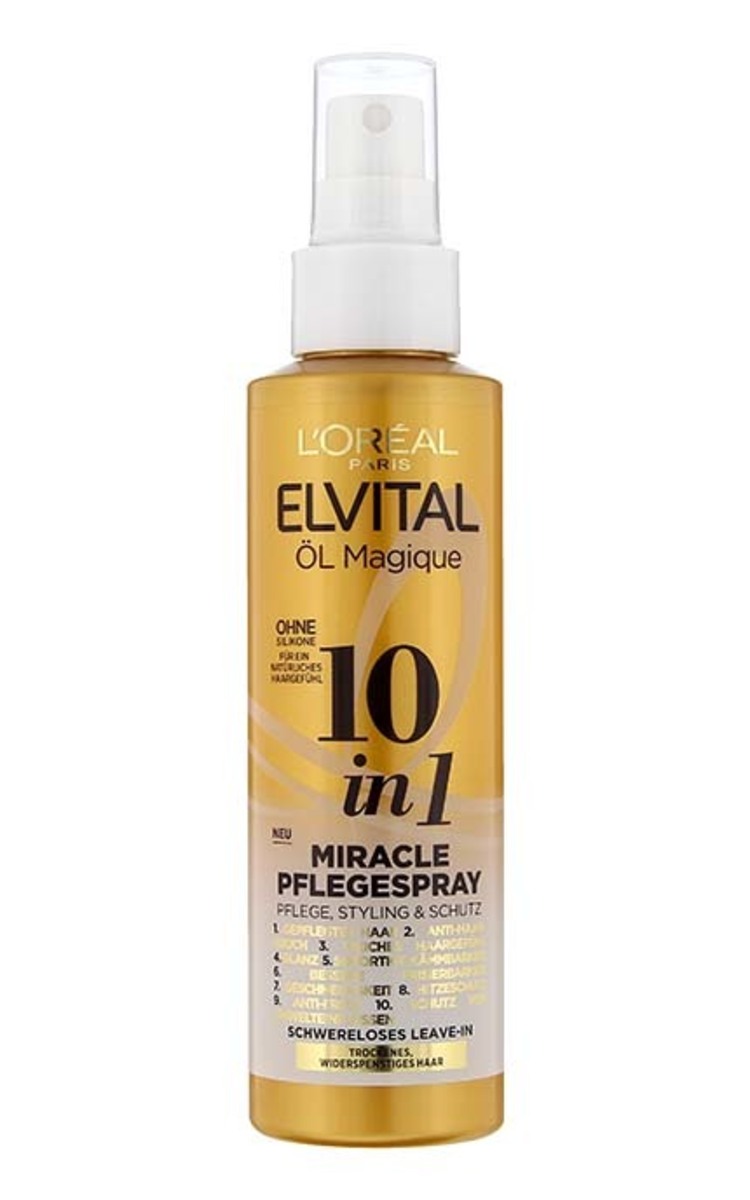 ELVITAL ELVITAL Extraordinary Oil 10in1 спрей для сухих, непослушных волос, 150мл 150 мл