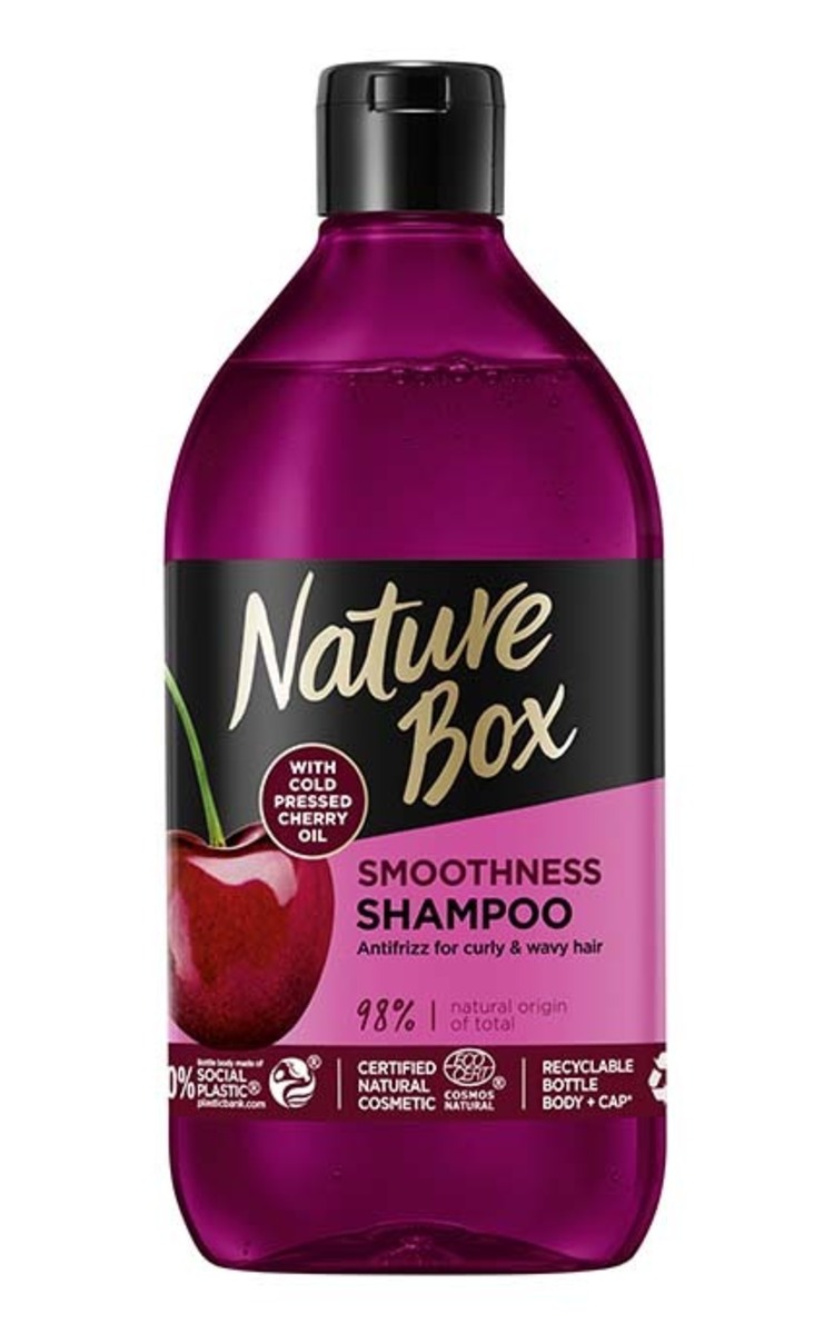 NATURE BOX NATURE BOX Cherry разглаживающий шампунь для непослушных и волнистых волос, 385мл 385 мл