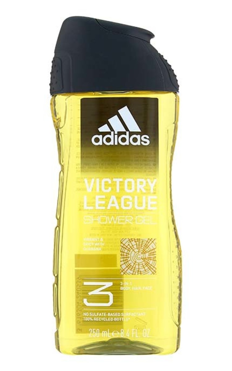 ADIDAS MEN ADIDAS MEN Victory League dušas želeja 3in1 vīriešiem, 250ml 250 ml