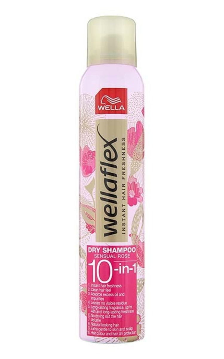 WELLAFLEX WELLAFLEX 10in1 Sensual Rose сухой шампунь для волос, 180мл 180 мл