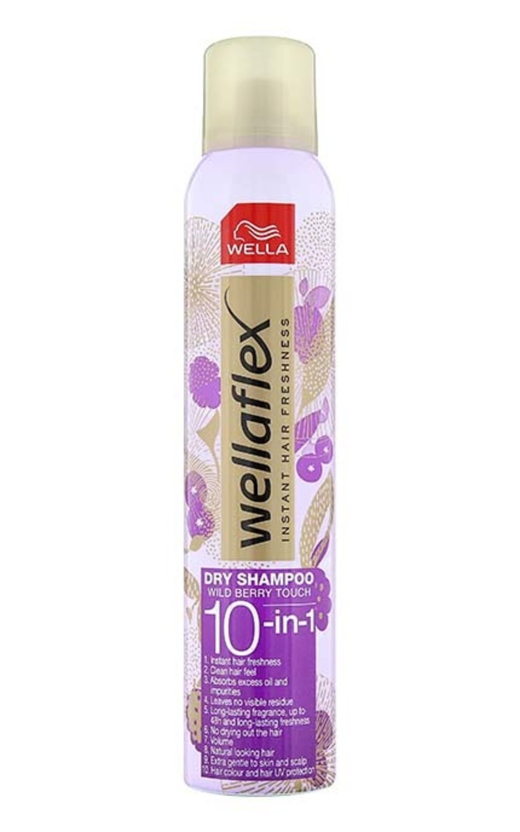 WELLAFLEX WELLAFLEX 10in1 Wild Berry Touch sausais šampūns matiem, 180ml 180 ml