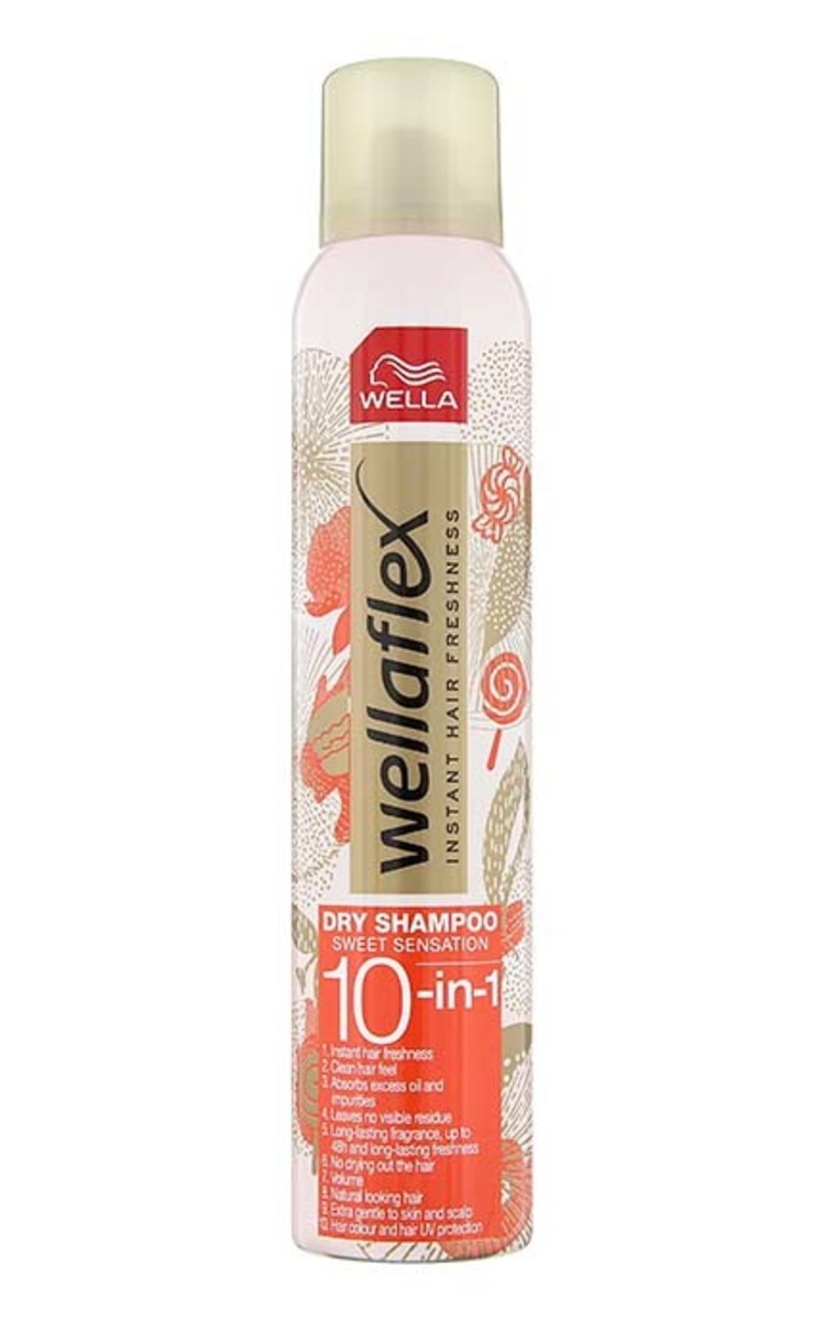 WELLAFLEX WELLAFLEX 10in1 Sweet Sensation сухой шампунь для волос, 180мл 180 мл