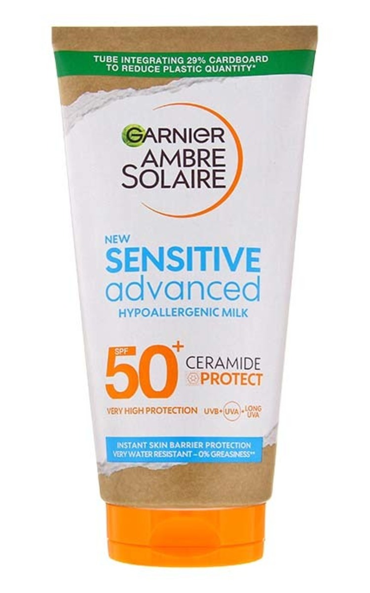 AMBRE SOLAIRE AMBRE SOLAIRE Sensitive Advanced SPF 50+ гипоаллергенный солнцезащитный бальзам для тела, 30мл 175 мл