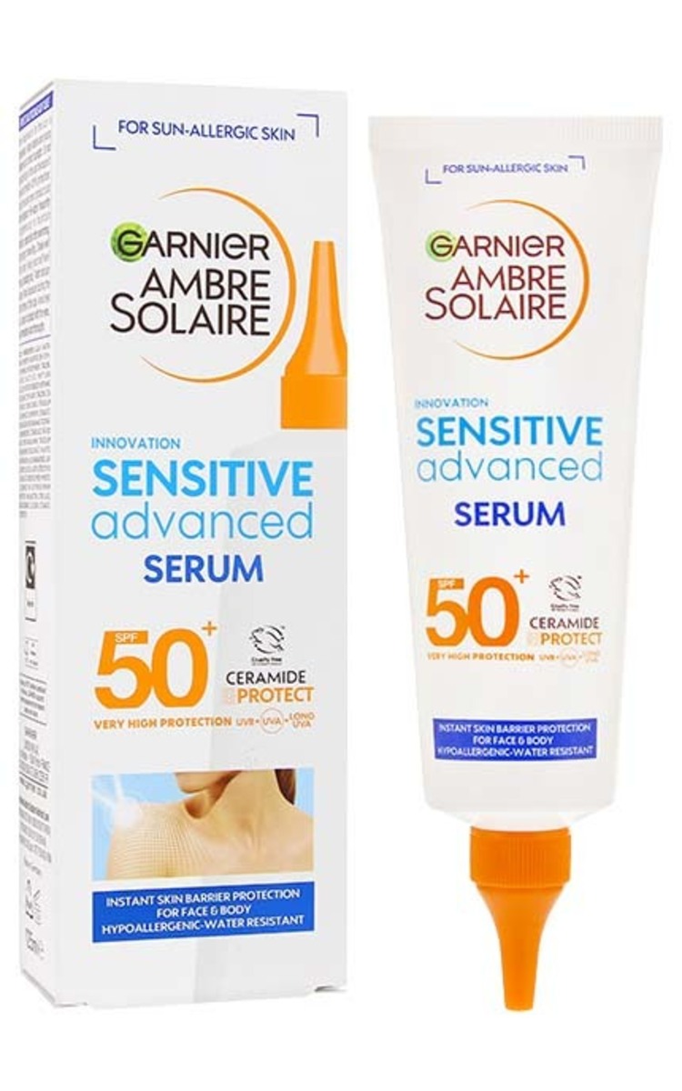 AMBRE SOLAIRE AMBRE SOLAIRE Sensitive Advanced SPF 50+ солнцезащитная сыворотка для тела, 125мл 125 мл