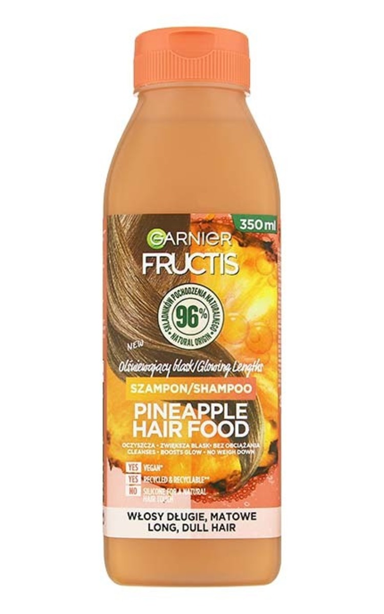 FRUCTIS FRUCTIS Pineapple Hair Food šampūns gariem matiem, 350ml 350 ml