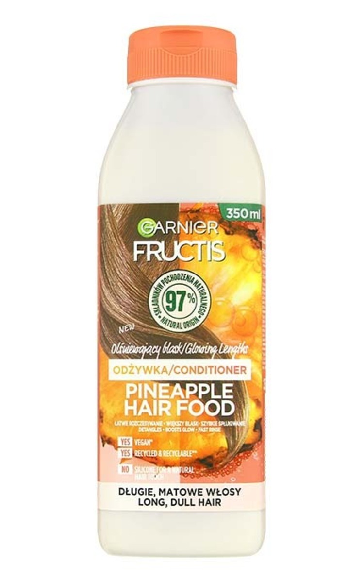 FRUCTIS FRUCTIS Pineapple Hair Food kondicionieris gariem matiem, 350ml 350 ml