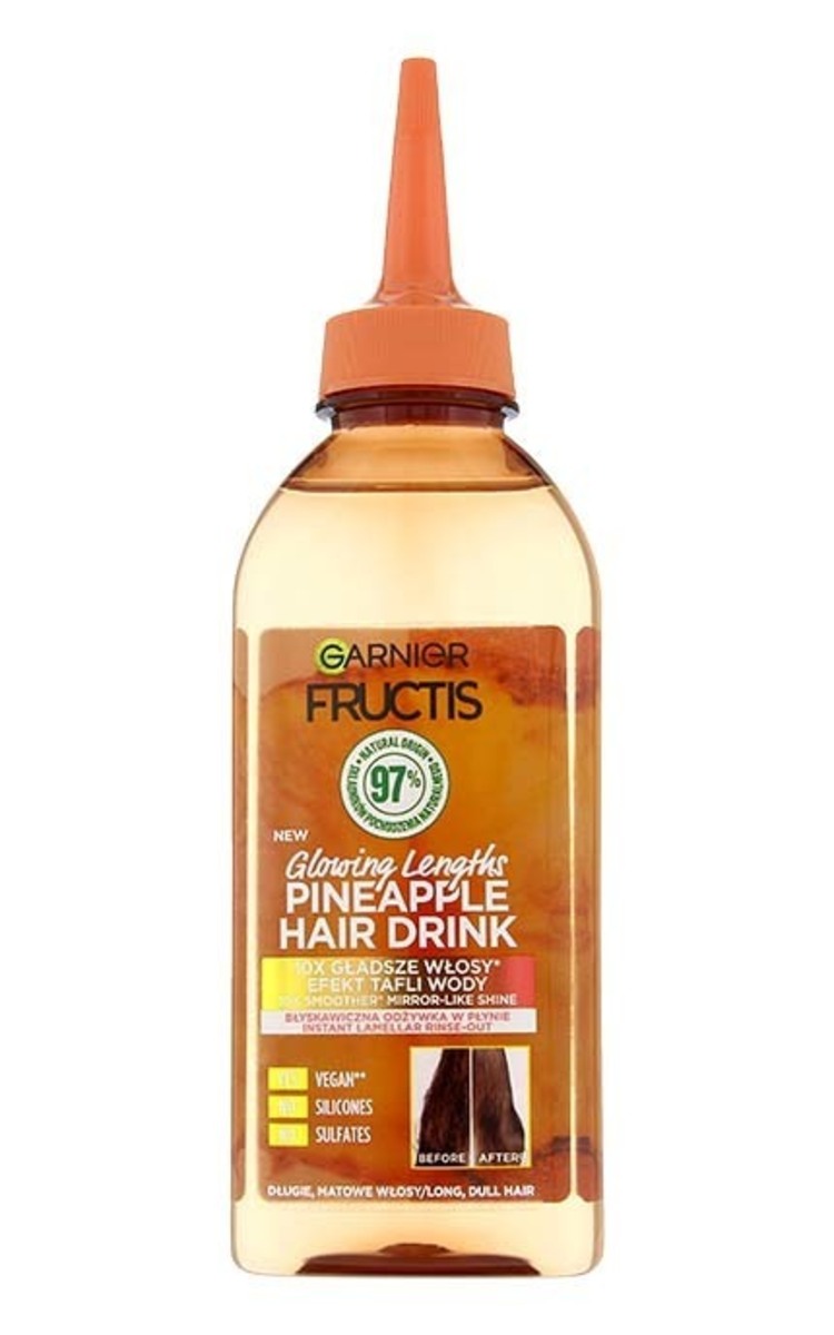 FRUCTIS FRUCTIS Pineapple Hair Drink šķidrais kondicionieris gariem matiem, 200ml 200 ml