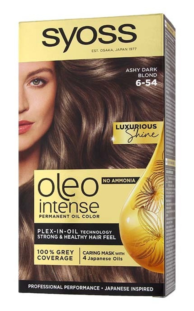 SYOSS OLEO SYOSS Oleo Intense краска для волос, 6-54 Ashy Dark Blond 1 шт