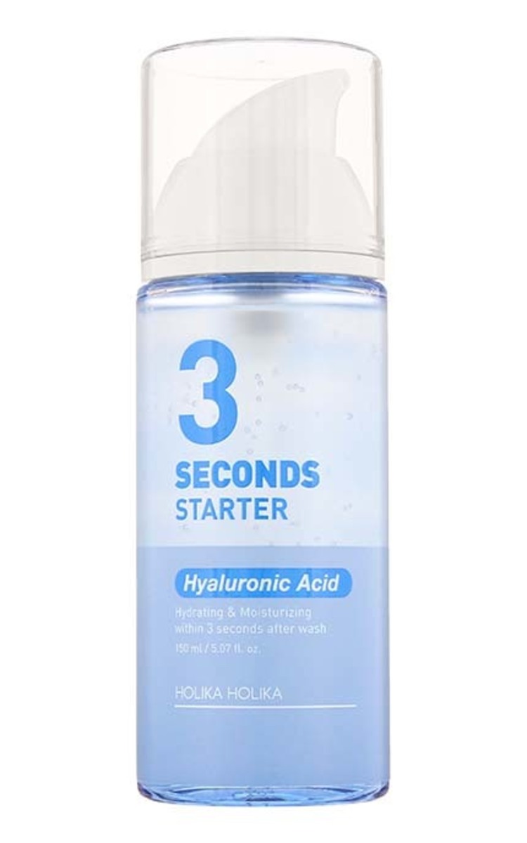 HOLIKA HOLIKA HOLIKA HOLIKA 3 Seconds Starters Hyaluronic Acid mitrinošs serums-starteris sejas ādai, 150ml 150 ml