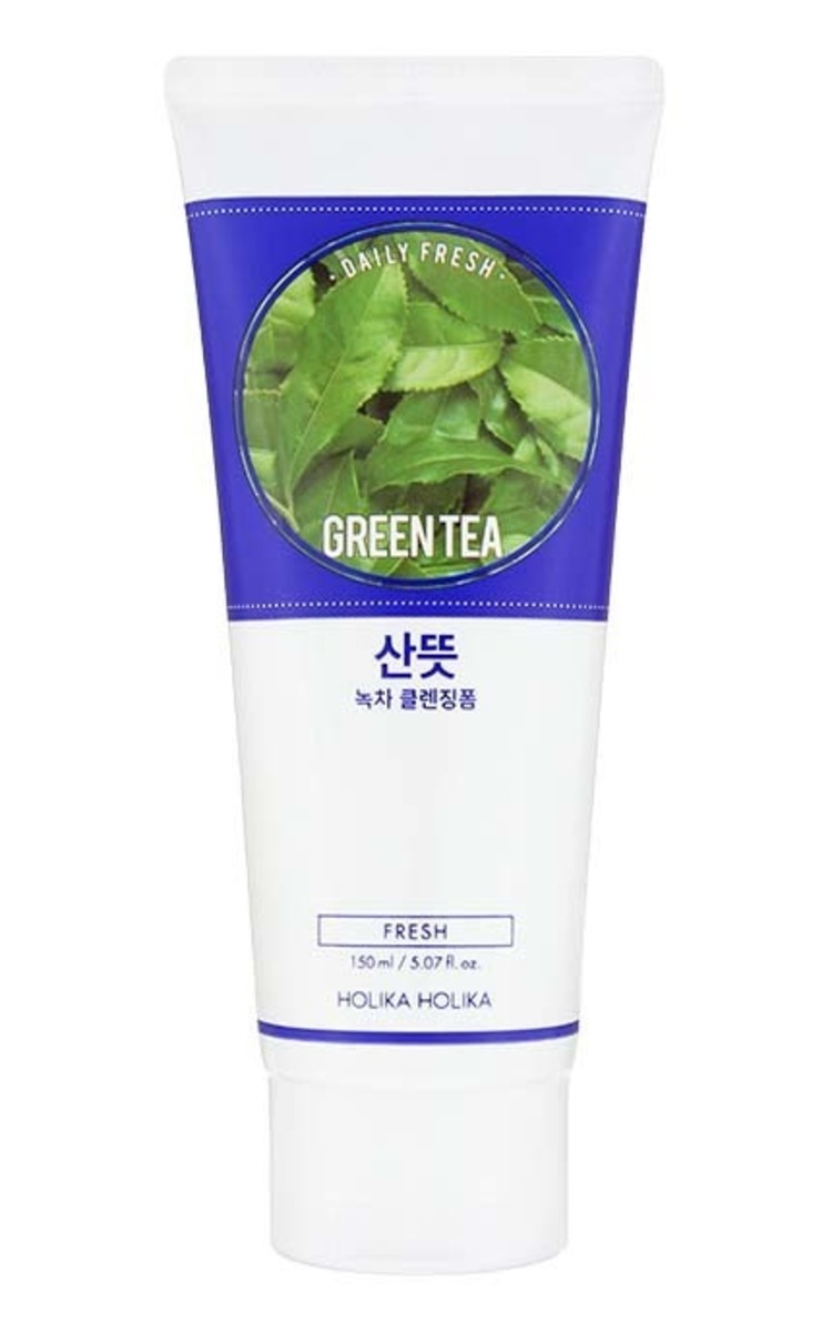 HOLIKA HOLIKA HOLIKA HOLIKA Daily Fresh Green Tea attīrošas un atsvaidzinošas sejas mazgāšanas putas, 150ml 150 ml