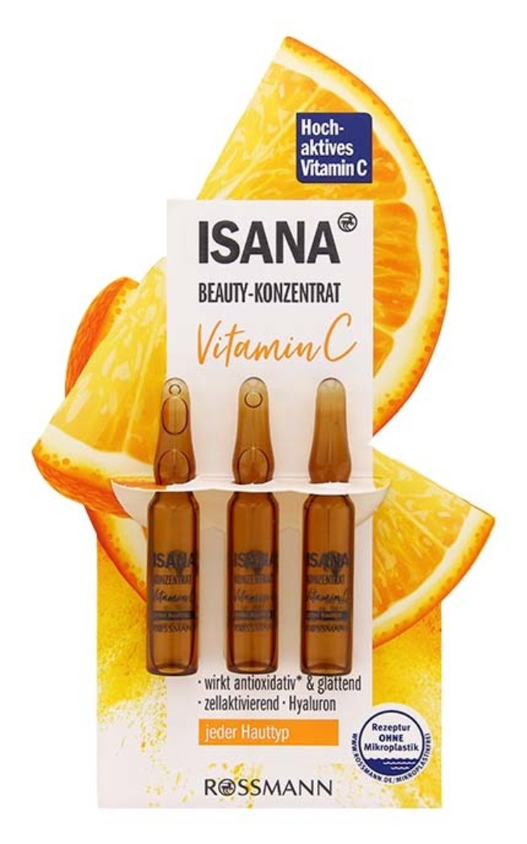 ISANA ISANA VitaminC koncentrāts, 3x2ml 6 ml