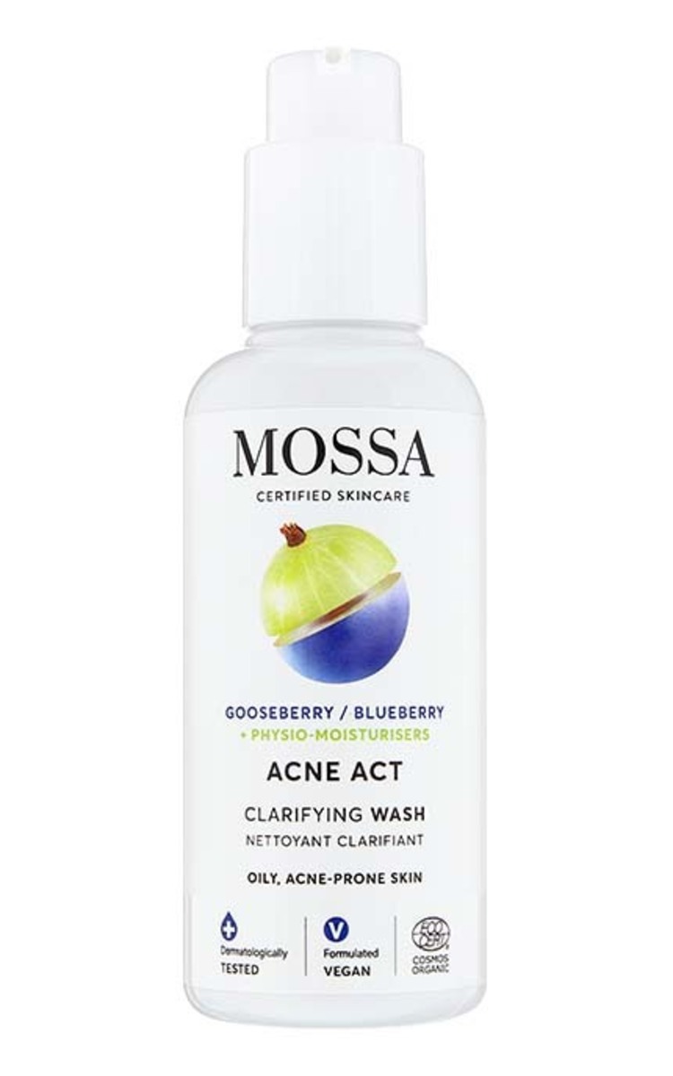 MOSSA MOSSA Acne Act attīrošs līdzeklis problemātiskai ādai, 140ml 140 ml