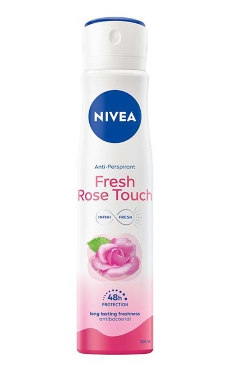 NIVEA NIVEA Fresh Rose Touch izsmidzināms antiperspirants, 250ml 250 ml