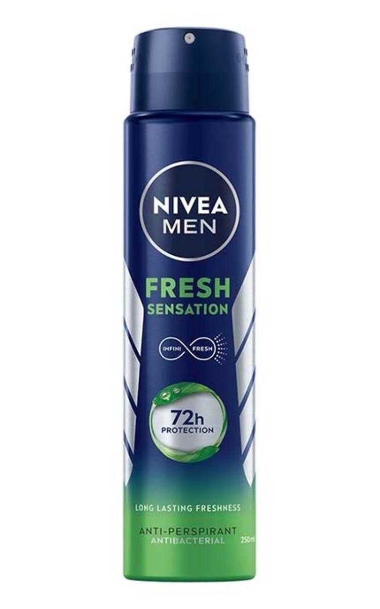 NIVEA MEN NIVEA MEN Fresh Sensation izsmidzināms antiperspirants, 250ml 250 ml