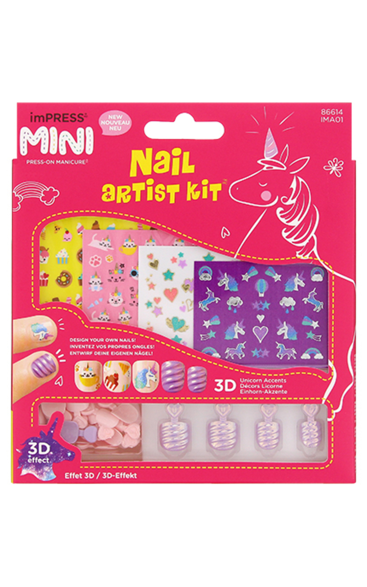 KISS KISS Impress Mini Nail Artist Kit комплект накладных ногтей для детей, 26шт. 1 шт