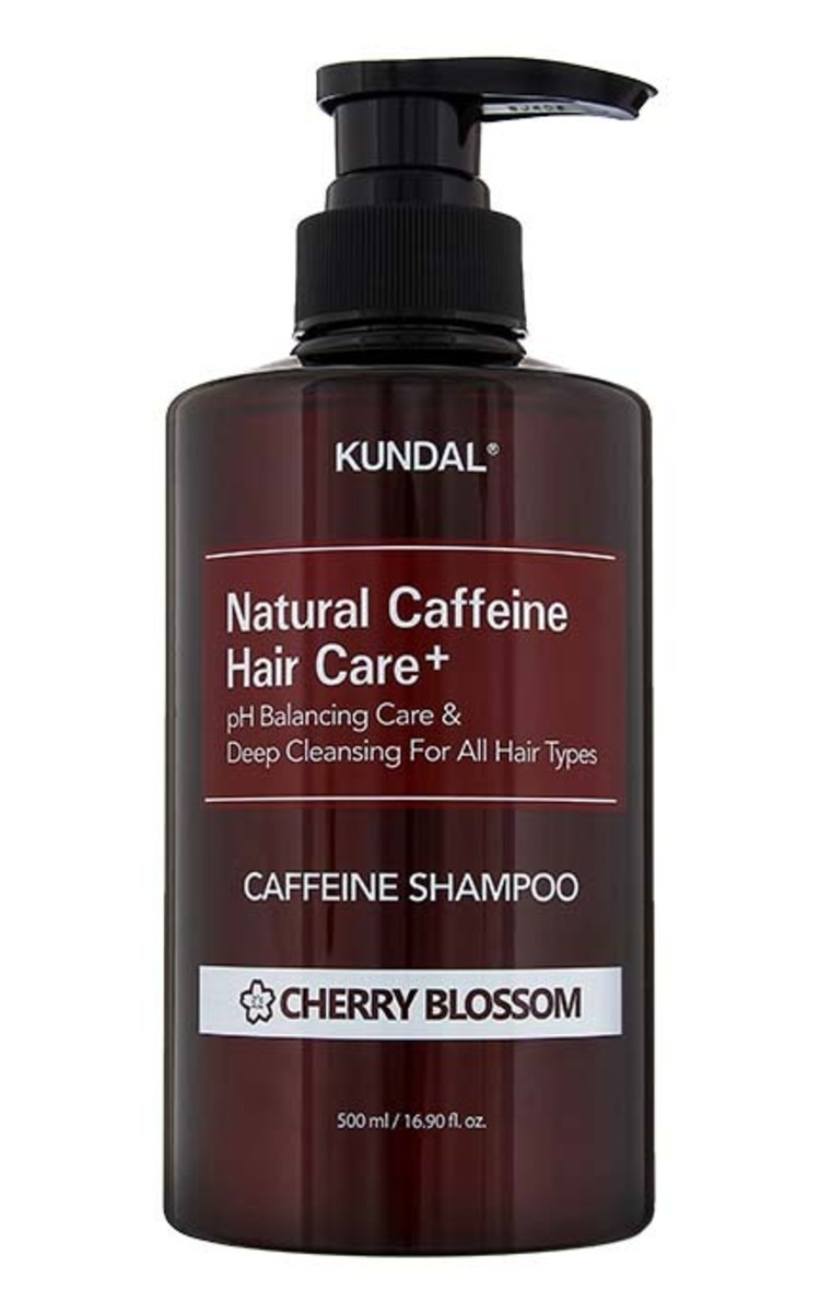 KUNDAL KUNDAL Natural Caffeine Cherry Blossom šampūns matiem, 500ml 500 ml